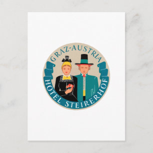 Carte Postale Graz-Autriche