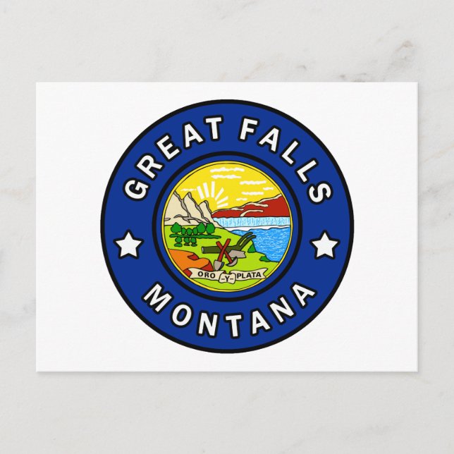 Carte Postale Great Falls Montana (Devant)