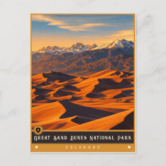 Carte Postale Great Sand Dunes National Park | Vintage Postcard