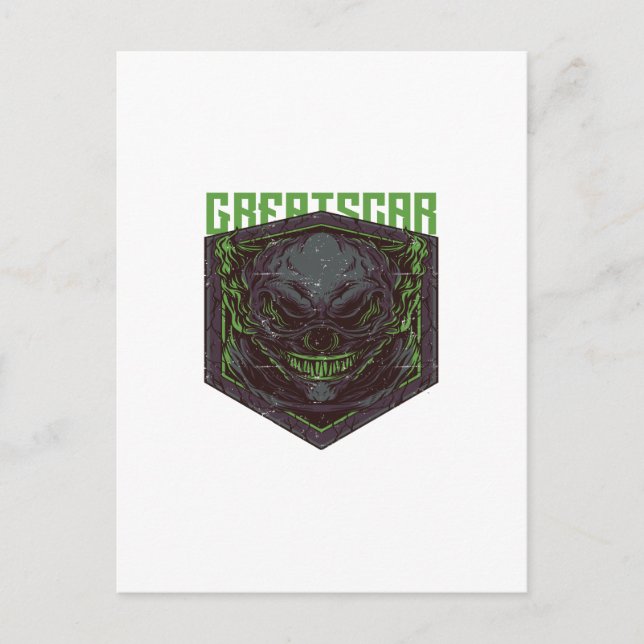 CARTE POSTALE GREAT SCAR (Devant)