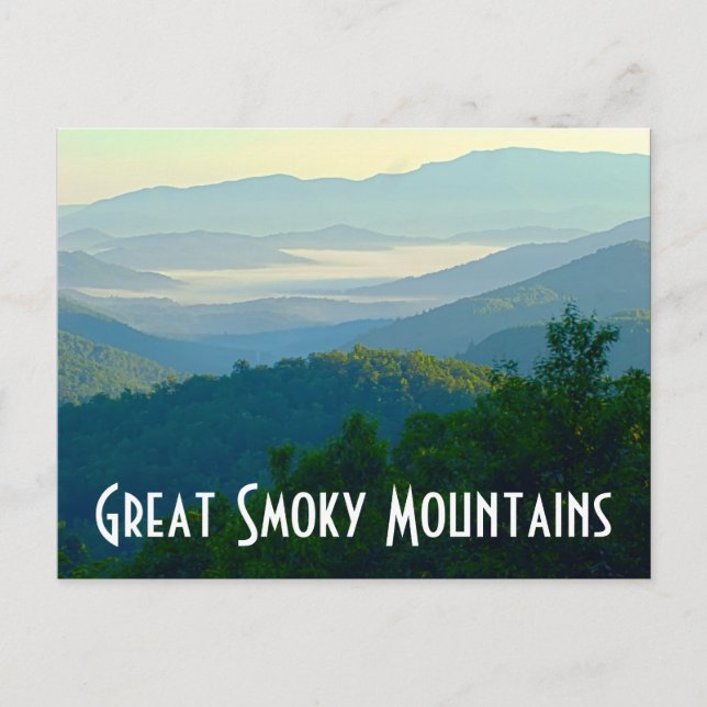 Carte Postale Great Smoky Mountains (Devant)
