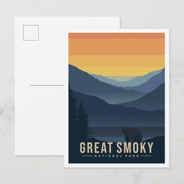 Carte Postale Great Smoky National Park United States Travel (Devant / Derrière)