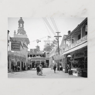 Carte Postale Great Steeplechase, Bowery, île Coney 1903