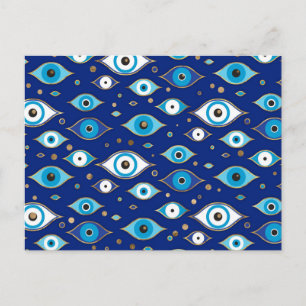 Carte Postale Grec Mati Mataki - Matiasma Protection des yeux ma