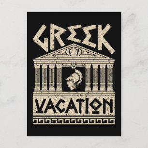 Carte Postale Grec Vacances Grèce Tourisme