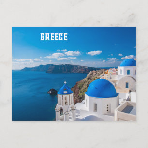 Carte Postale Grèce bleue