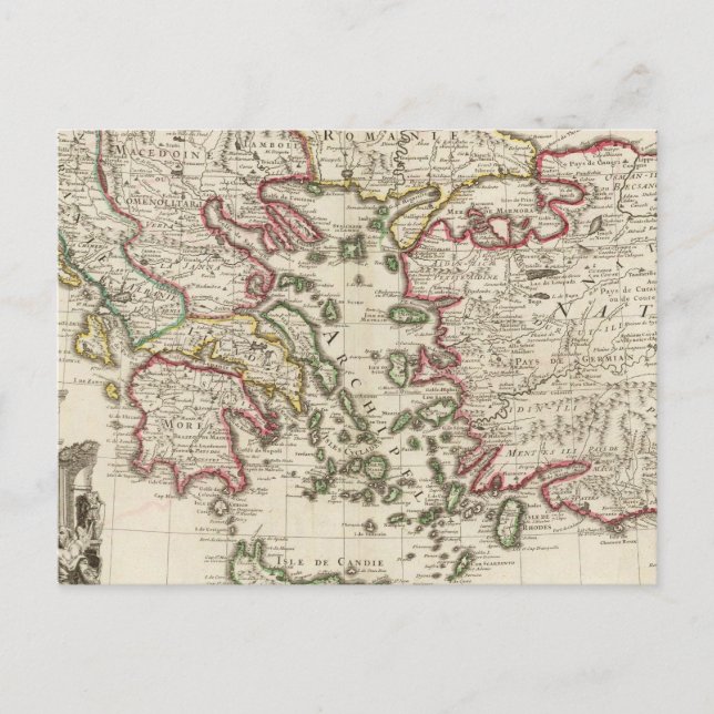 Carte Postale Grèce et Turquie (Devant)