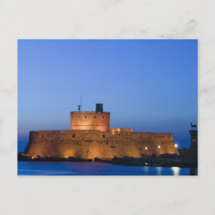 Carte Postale GRÈCE, îles du Dodécanèse, RHODES, ville de Rhodes