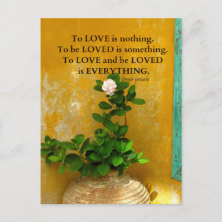 Carte Postale greekproverbInspirational Love citation grec Prove