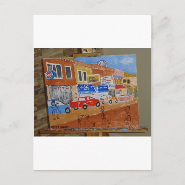 Carte Postale Greektown Detroit (Devant)