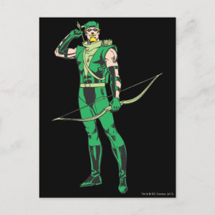 Carte Postale Green Arrow with Target