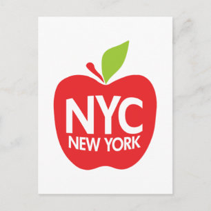 Carte Postale Green Big Apple NYC