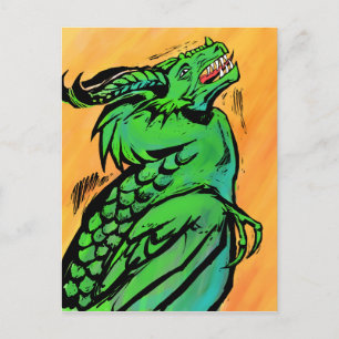Carte postale Green Dragon