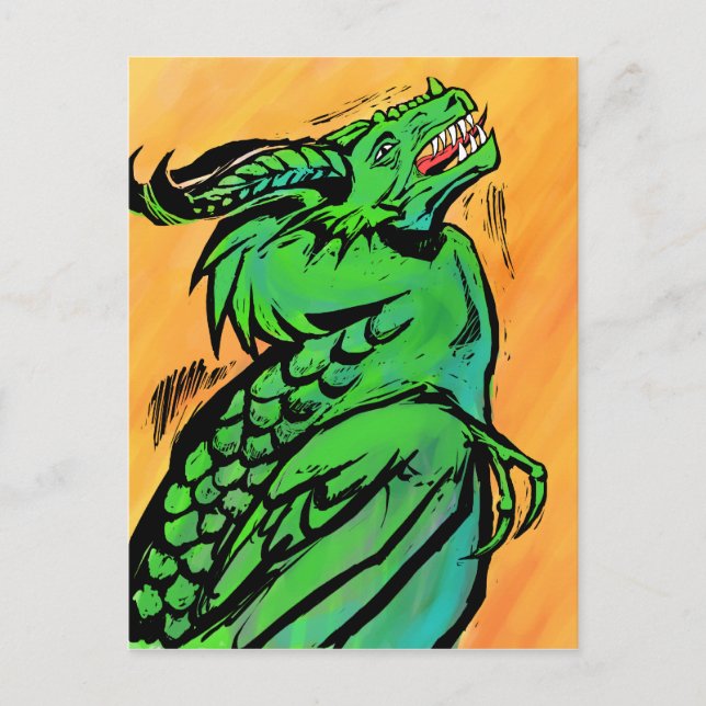 Carte postale Green Dragon (Devant)