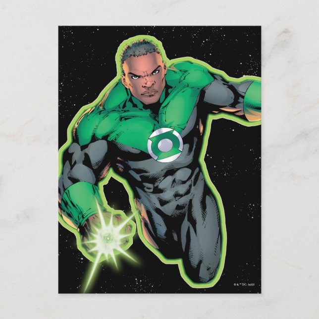 Carte Postale Green Lantern John Stewart (Devant)