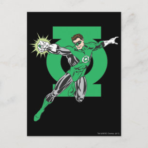 Carte Postale Green Lantern & Symbole