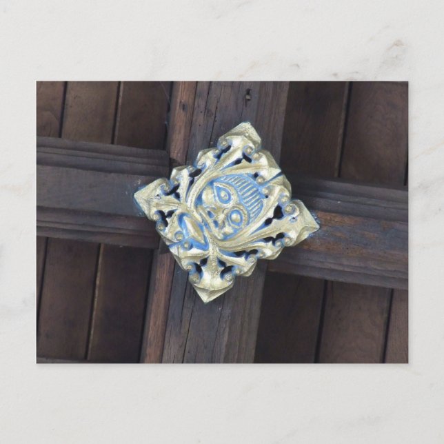 Carte postale Green Man - Sileby (Devant)