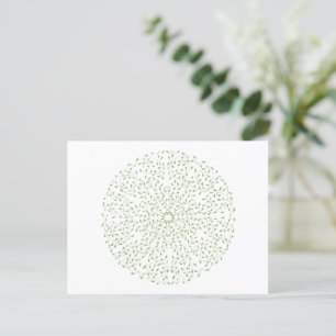 Carte postale Green Mandala Holiday