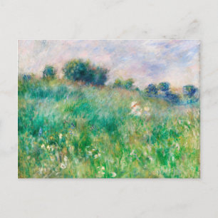 Carte Postale Green Meadow par Renoir Impressionniste Peinture