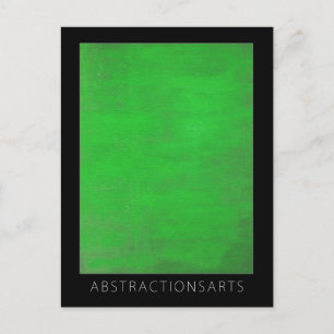 Carte postale Green Modern Art