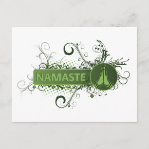 Carte Postale Green Namaste