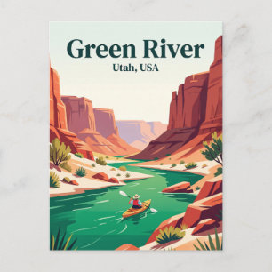 Carte Postale Green River Utah, États-Unis