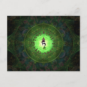 Carte Postale Green Tara - Protection contre les dangers et les 