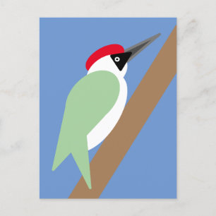 Carte postale Green Woodpecker