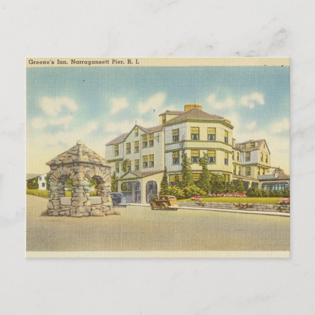 Carte Postale Greene's Inn, Narragansett Pier, Rhode Island (Devant)