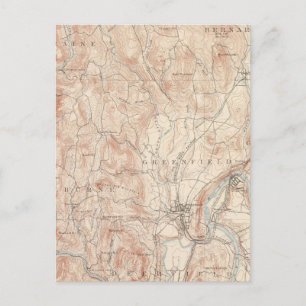 Carte Postale Greenfield, Massachusetts