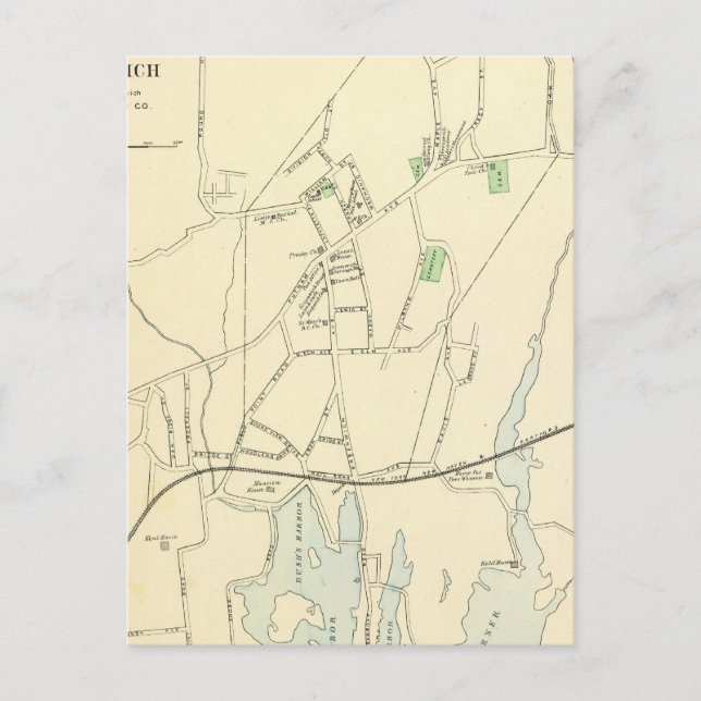 Carte Postale Greenwich (Devant)