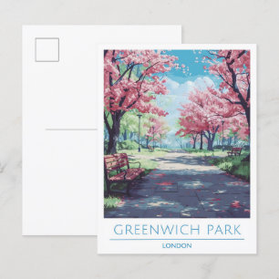 Carte Postale Greenwich Park Londres Angleterre Travel