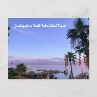 Carte Postale Greetings from South Padre Island Texas !