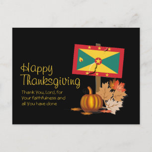 Carte Postale GRENADIAN THANKSGIVING   Drapeau de la Grenade