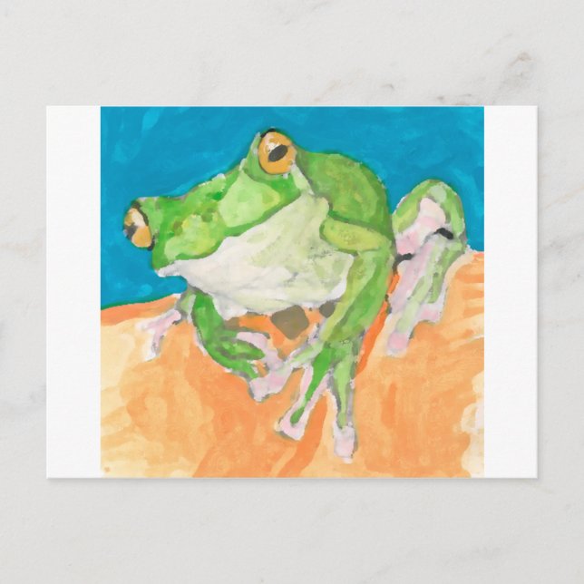 Carte Postale Grenouille (Devant)