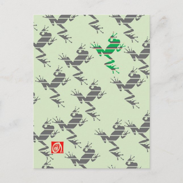 Carte Postale grenouille1 (Devant)