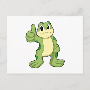 Carte Postale Grenouille avec approbation