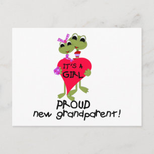 Carte Postale Grenouille grand-parent de chemises et cadeaux pou