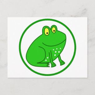 Carte Postale Grenouille mignonne