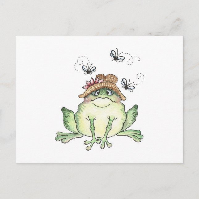 Carte Postale Grenouille mûre (Devant)