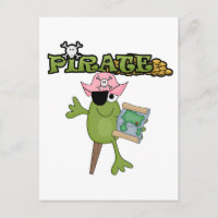 Grenouille Pirate Girl Tshirts et cadeaux