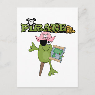Carte Postale Grenouille Pirate Girls et cadeaux