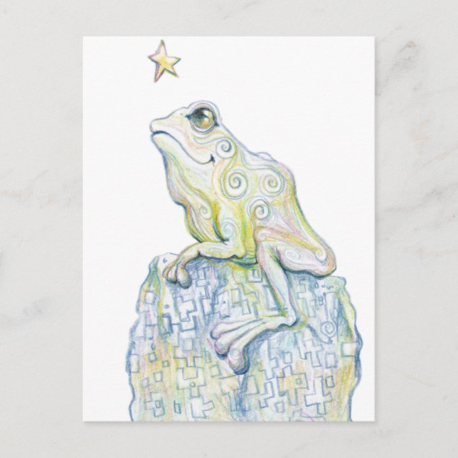 Carte Postale Grenouille stargarisée (Devant)