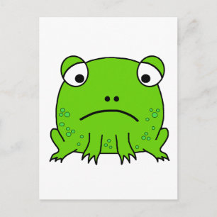 Carte Postale Grenouille triste