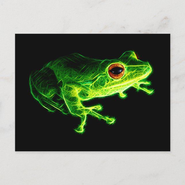 Carte Postale Grenouille verte (Devant)