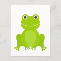 Grenouille verte mignonne