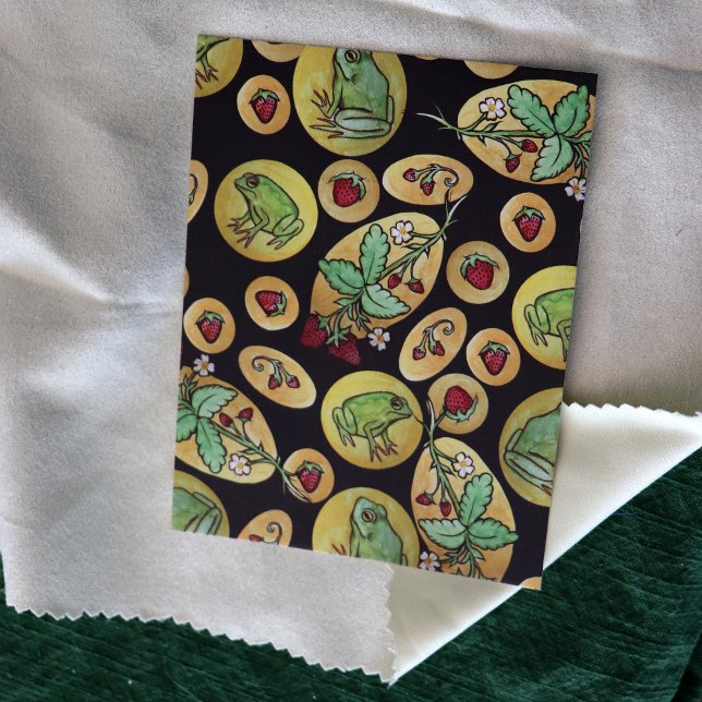 Carte Postale Grenouilles fraises pour toujours (Créateur téléchargé)