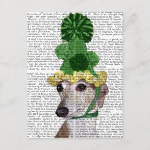 Carte Postale Greyhound en vert Casquette tricoté 2
