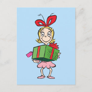 Carte Postale Grille   Cindy-Lou Qui - Tenant Présent