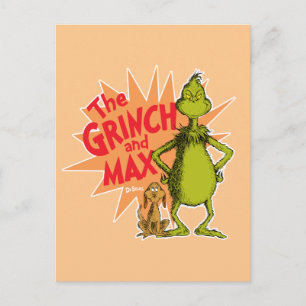 Carte Postale Grille   Grinch & Max Starburst